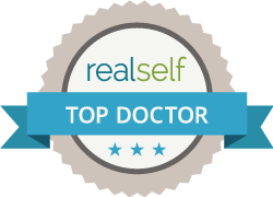 RealSelf top doctor logo